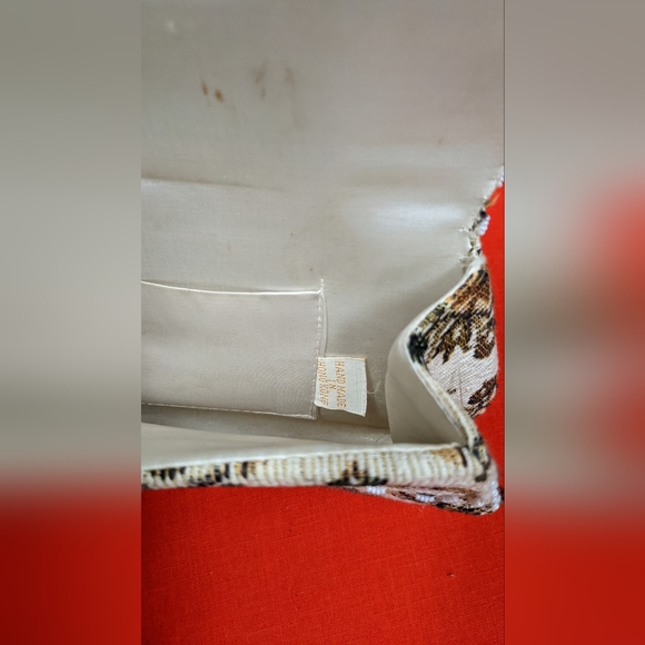 Vintage Beaded Tapestry Clutch Evening Bag/ Wallet - Picture 7 of 10